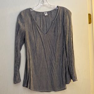 Old Navy blue and white striped tunic